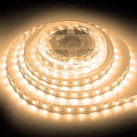 ShineBurky LED szalag 5m meleg fehér 12V 300 LED SMD5050 öntapadós flexibilis konyha TV dekoráció 1