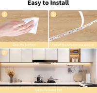 ShineBurky LED szalag 5m meleg fehér 12V 300 LED SMD5050 öntapadós flexibilis konyha TV dekoráció 5