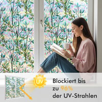 Folie pentru geam shinfly, opacă, autoadezivă, pentru protecția intimității | Folie de sticlă colorată, cu fixare electrostatică, 60x200 cm | Protecție UV pentru birou, sufragerie, dormitor, bucătărie 3