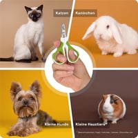 SHINY PET Macskakarmok Ollója - Körmvágó Kisállatoknak Macskához Kutyához Nyúlhoz 5