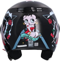 Shiro La Betty Jet Motoros Sisak ECE Jóváhagyott Fekete XS 53/54 3
