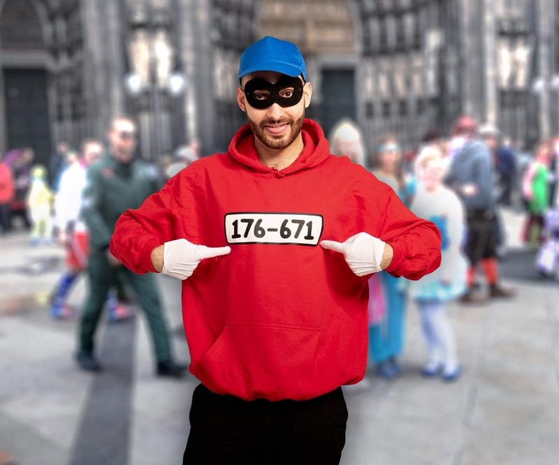 Shirtgeil Beagle Boys Bandits Jelmez Kapucnis Pulóver Sapka Maszk Kesztyű Szett