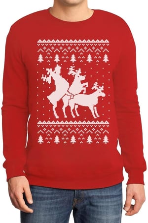 Shirtgeil Muški Pulover Crveni S Veličina