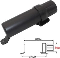 Shiwaki Motoros Vízálló Tárolótok Kesztyű és Dokumentum Tartó 31,5 x 8,4 cm Fekete Tárolódoboz 3