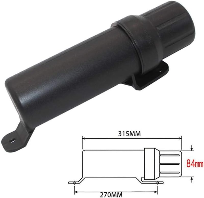 Shiwaki Motoros Vízálló Tárolótok Kesztyű és Dokumentum Tartó 31,5 x 8,4 cm Fekete Tárolódoboz