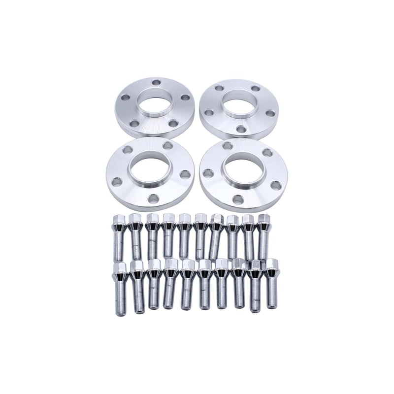 SHLPDFM Rozširovacie podložky pod kolesá 15mm 4x100 Mini Cooper Disky Spacer so skrutkami M14x1.25 pre modely 2006-2014 2ks