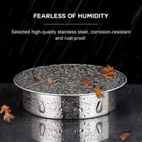 ShnminEU 100 mm rozsdamentes acél kerek kéménycső fedél kéménynyílás lezáró kupak univerzális tűzhely kéménycsőhöz 3