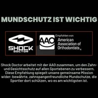 Proteză dentară dublă Shock Doctor pentru aparate ortodontice, adulți (12+ ani) - Silicon medical - MMA, hochei, sporturi de contact - model 4300 7