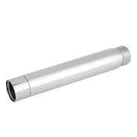 Rozsdamentes acél zuhanyfej hosszabbító cső, G1/2 colos egyenes fürdőszobai zuhanyrúd toldat, 10 cm, krómozott kézizuhany adapter 8