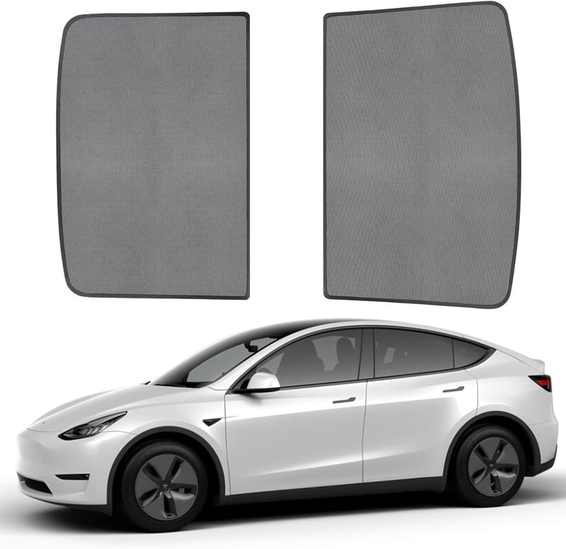 ShowEv Tesla Model Y napellenző szett - összecsukható tetőablak árnyékoló 2 db