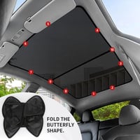 ShowEv Tesla Model Y napellenző szett - összecsukható tetőablak árnyékoló 2 db 3