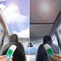 ShowEv Tesla Model Y napellenző szett - összecsukható tetőablak árnyékoló 2 db 2