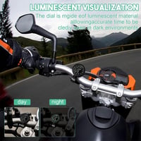 SHOWHEEL Vízálló Motoros Óra Kormányra Univerzális Fénylő 4