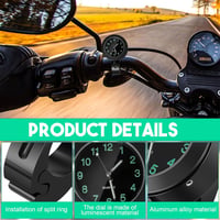 SHOWHEEL Vízálló Motoros Óra Kormányra Univerzális Fénylő 5
