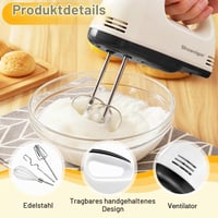 Mixer Electric de Mână Showvigor 300W, cu 7 Viteze și Mâner Ergonomic 6
