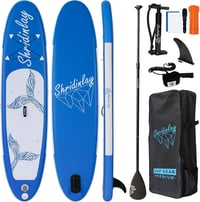 Shridinlay Felfújható Stand Up Paddle Board 320cm Kék Komplett Szett Lapáttal 1