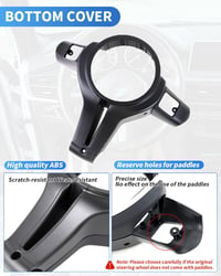 SHSBSCAR BMW F30 F10 F20 Bőr Kormánykészlet Paddle Shift Nyílásokkal 4