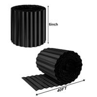 shsyue valoviti metalni vrtni rubnik, pocinčani - zahrđali - 15 cm x 6 m 2