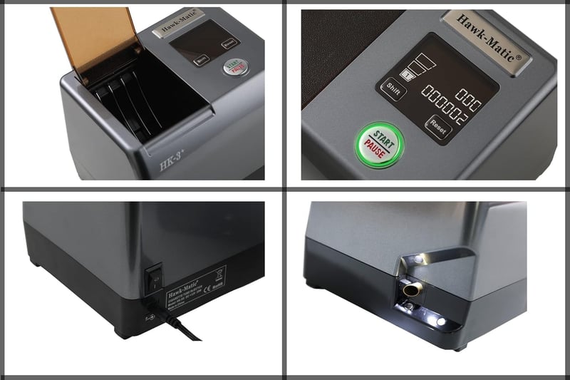SHUNHAO Hawk-Matic elektromos cigarettagyártó gép titánszürke