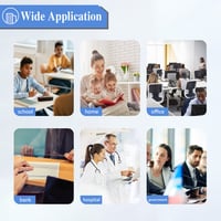 Cerneală de reîncărcare SHUOLEI 104 pentru imprimante Epson EcoTank ET-1810 ET-2810 ET-2820 ET-2830 ET-2840 ET-2870 ET-4800 ET-4810, cartuș de cerneală compatibil, 4 bucăți 6