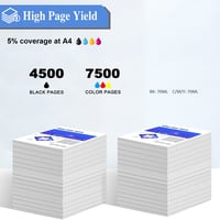 Cerneală de reîncărcare SHUOLEI 104 pentru imprimante Epson EcoTank ET-1810 ET-2810 ET-2820 ET-2830 ET-2840 ET-2870 ET-4800 ET-4810, cartuș de cerneală compatibil, 4 bucăți 3