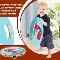 Siairo Gyerekek Egyensúlyi Roller Board Fogantyúval és Csendes Kerekekkel 3