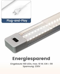 SIBI LIGHTING 90 cm LED Konyhapult Világítás Érzékelővel Dimmer Funkcióval - 90 cm, 4000 K Neutral White 4