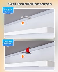 SIBI LIGHTING 90 cm LED Konyhapult Világítás Érzékelővel Dimmer Funkcióval - 90 cm, 4000 K Neutral White 5