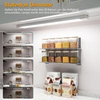 SIBI LIGHTING LED Konyhai Lámpa 41cm - Fényerőszabályozható Szenzoros Világítás 5 Színhőmérséklettel, Szekrény Alatti Világítás Konyhába, Po 4
