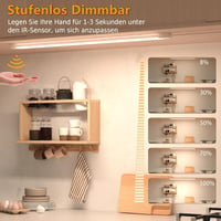 SIBI LIGHTING LED Szekrény Világítás 41cm - Semleges Fehér Fénycsík Érintésmentes Szenzorral, Szabályozható Fényerő, Konyhába, Polcokra, Mun 3
