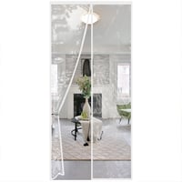 Perdea termoizolantă pentru ușă, 80x200 cm, Perdea magnetică izolatoare pentru căldură și frig, pentru aer condiționat, fixare cu bandă adezivă, fără găurire 1