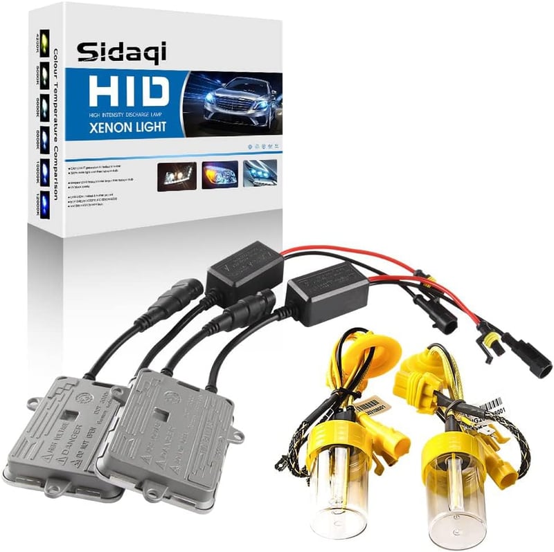 Sidaqi H1 HID Xenon Fényszóró Szett 6000K 55W Ballaszttal Dipped és Fernсвета