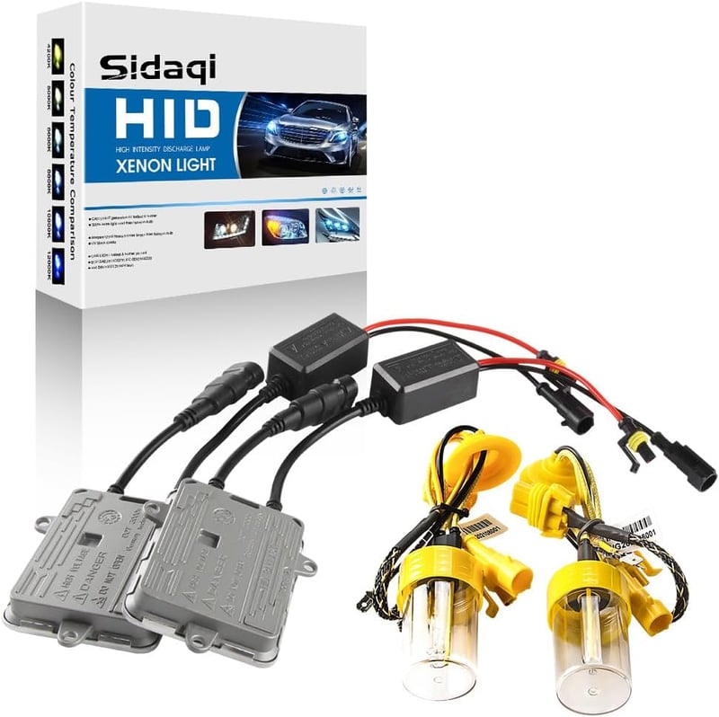 Sidaqi H7 HID Xenon szett 6000K fehér 55W ballasztokkal autó fényszóróhoz