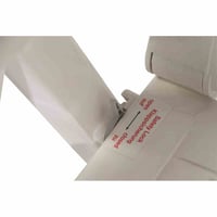 Skladacia plastová stolička SIEGER Comtesse 828/W, biela, 66 x 65 x 108 cm 5