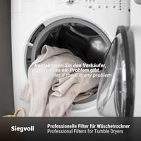 Filtru de spumă schimbător de căldură pentru uscătoare de rufe Siegvoll Szűrő Gorenje SP10 SPK2 GO327136 ATAG 88043872 6