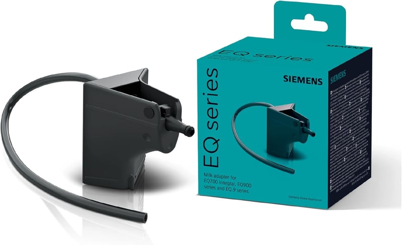 Siemens TZ70001 Tejadapter EQ.700 kávéautomatához, eredeti kiegészítő, mosogatógépben mosható