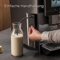 Siemens TZ70001 Tejadapter EQ.700 kávéautomatához, eredeti kiegészítő, mosogatógépben mosható 2
