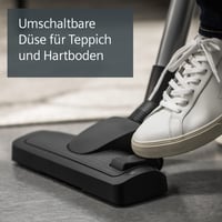 Aspirator cu sac Siemens VS06B112A synchropower, 700 W, filtru Hygiene, perie pentru parchet, covoare și gresie, duză pentru spații înguste, cablu lung, negru 8