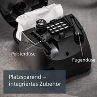 Aspirator cu sac Siemens VS06B112A synchropower, 700 W, filtru Hygiene, perie pentru parchet, covoare și gresie, duză pentru spații înguste, cablu lung, negru 5