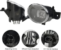 SIEMID LED ködlámpa Opel Movano Mk2 2010-2023 2