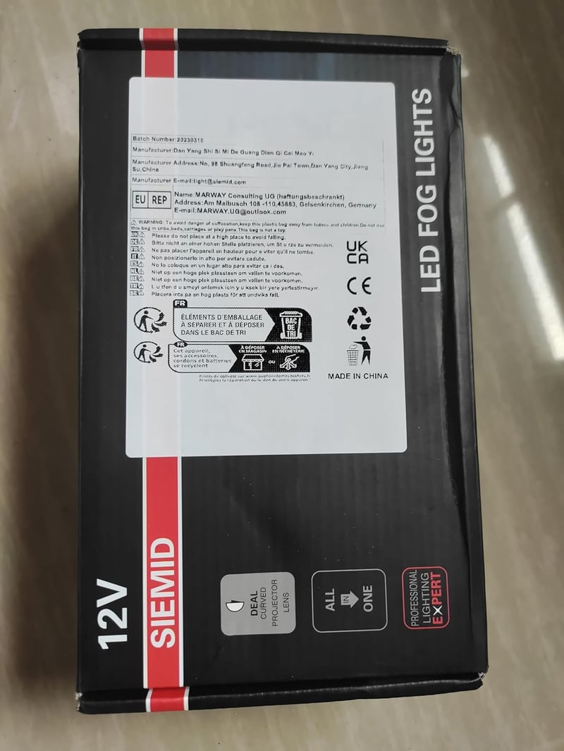 SIEMID LED ködlámpa Opel Movano Mk2 2010-2023