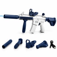 Pistol cu apă electric Siereolly cu rezervor de 500 ml, 2 acumulatori, efect de flacără și recul simulat, pentru copii și adulți 1