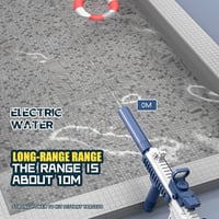 Pistol cu apă electric Siereolly cu rezervor de 500 ml, 2 acumulatori, efect de flacără și recul simulat, pentru copii și adulți 4