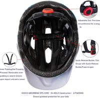 SIFVO Gyerek Kerékpáros Sisak 50-57 cm Lányoknak Fiúknak 5-14 év 7