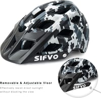SIFVO gyerek kerékpáros sisak 54-57 cm, könnyű és kényelmes 2