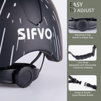 SIFVO kerékpáros sisak unisex 56-61 cm trekking városi biciklizéshez 4