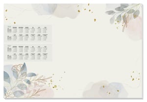 Sigel Mapă de birou din hârtie, format DIN A2, Calendar 2026-2027, planificator cu 30 de coli — mapă pliată pe jumătate (stare: vezi a 2-a imagine)