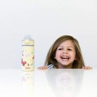 Sigg Miracle Butterfly gyerek alumínium kulacs szívószállal - 0,4 L - sárga 8