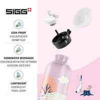 Sigg alumínium gyerekivópalack 0,4L - szivárgásmentes, könnyű, BPA-mentes - 24 Beary, Classic 3