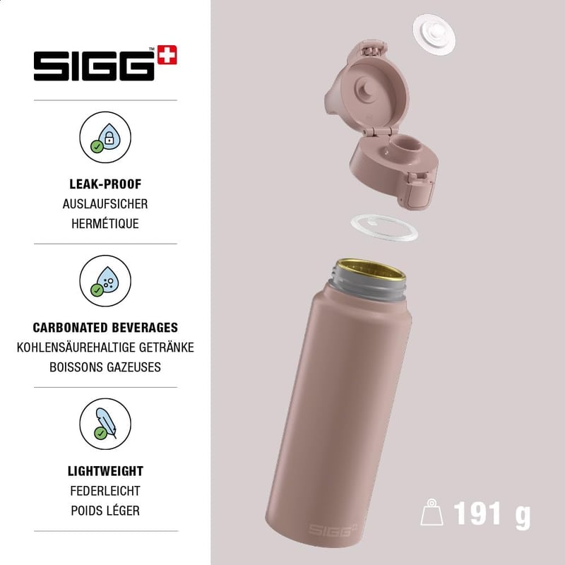SIGG alumínium kulacs WMB One szénhidrátos italokhoz 1L 0,75L BPA-mentes - Dusk, 1 L